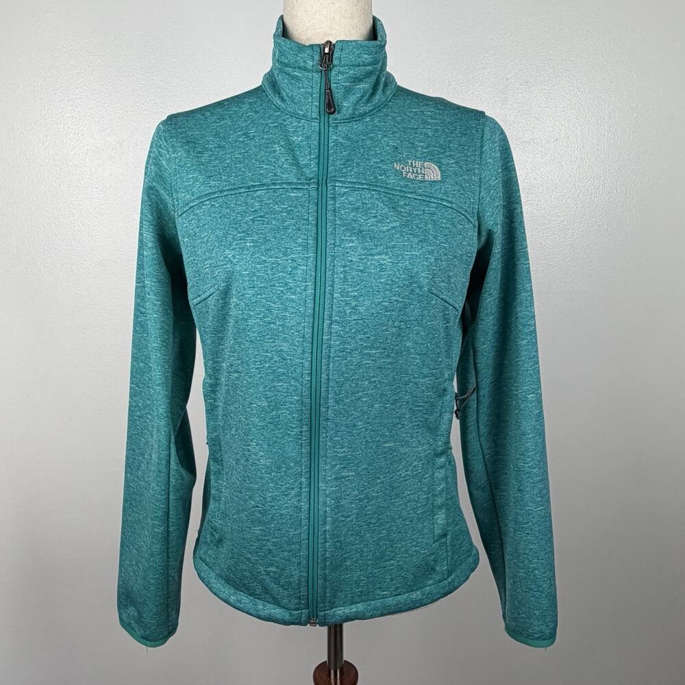 The North Face Women’s Small Teal Heather Full Zip Lightweight Jacket